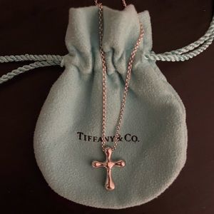 Tiffany & Co. Sterling Silver Cross Necklace